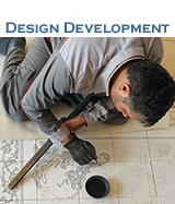 Design development of tile panels to suit customer dimension