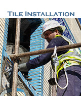 Handmade tile installation