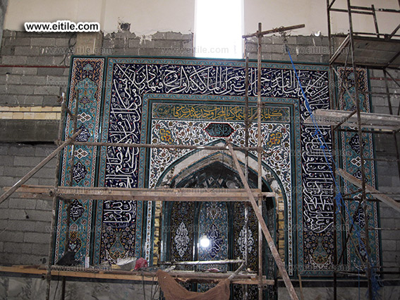 Mosque Islamic handmade tiles, www.eitile.com Mosque Islamic handmade tiles, www.eitile.com
