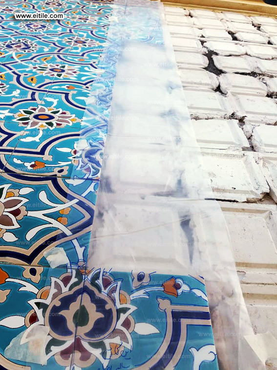 Oman, Sohar Sultan Qaboos mosque tile repair work, www.eitile.com Oman, Sohar Sultan Qaboos mosque tile repair work, www.eitile.com