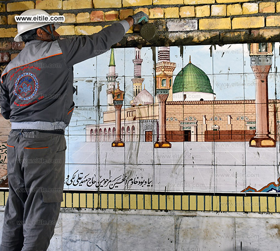 Islamic tile installation, www.eitile.com Islamic tile installation, www.eitile.com