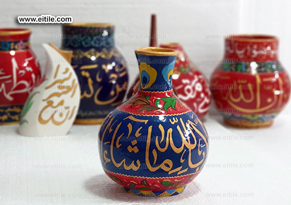 Ceramic jug in Islamic design, www.eitile.com