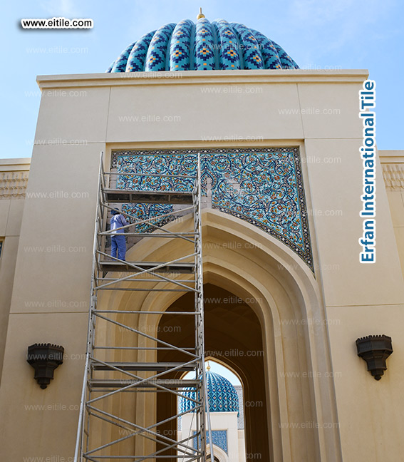 When Art Needs Repair – Sultan Qaboos Mosque Tiles Restored by Eitile, www.eitile.com When Art Needs Repair – Sultan Qaboos Mosque Tiles Restored by Eitile, www.eitile.com