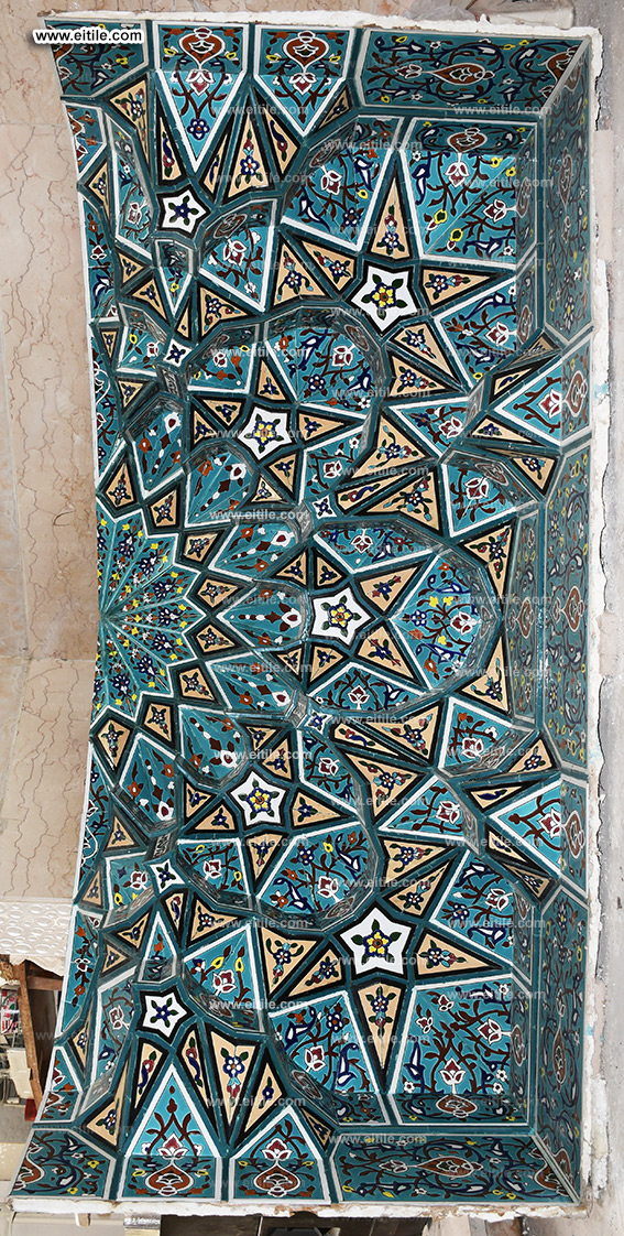 Mosque Mihrab Muqarnas tile panel supplier, www.eitile.com