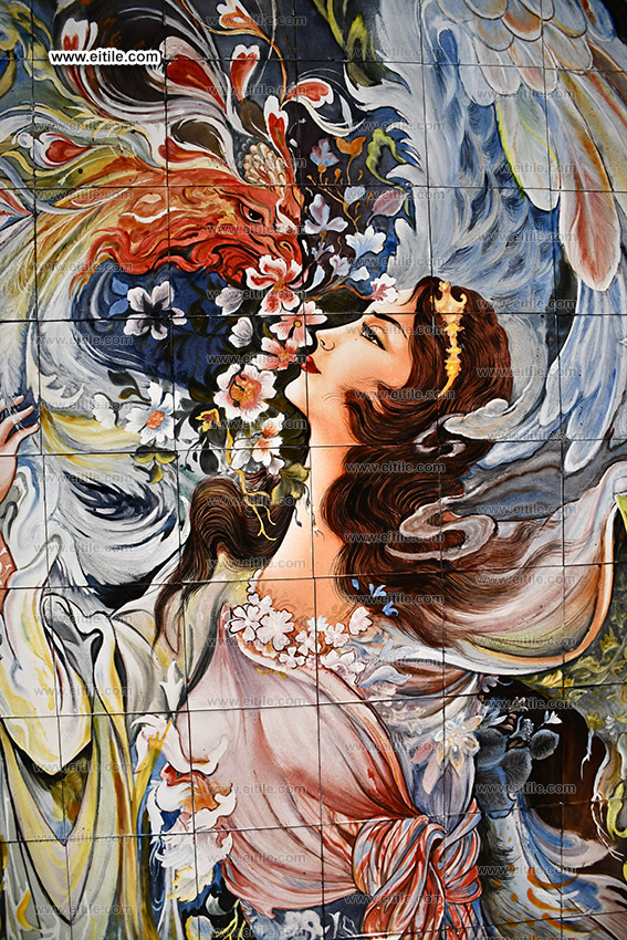 Handmade 7 color tile panel manufacturing method statement,www.eitile.com Handmade 7 color tile panel manufacturing method statement,www.eitile.com