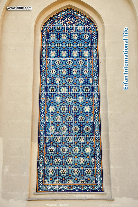 Eitile's skilled artisans meticulously restored the handmade polychromic tile work of the Sultan Qaboos Grand Mosque in Sohar, preserving the original design and craftsmanship with exceptional care, www.eitile.com Eitile's skilled artisans meticulously restored the handmade polychromic tile work of the Sultan Qaboos Grand Mosque in Sohar, preserving the original design and craftsmanship with exceptional care, www.eitile.com