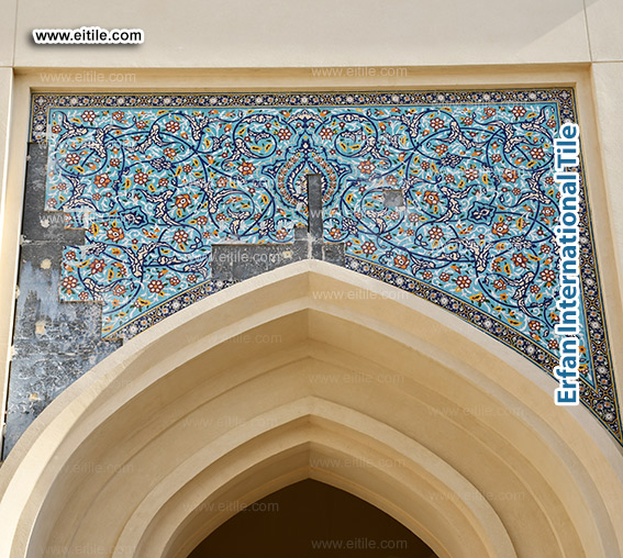 Exquisite Tile Restoration by Eitile – Sultan Qaboos Mosque, Oman, www.eitile.com Exquisite Tile Restoration by Eitile – Sultan Qaboos Mosque, Oman, www.eitile.com