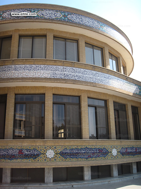 Calligraphy tiles for building facade, www.eitile.com