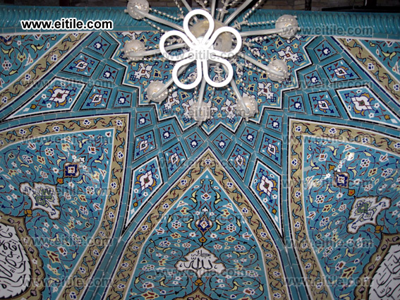 mosque ceramic tile decoration, iranian ceramic tiles for mosque, www.eitile.com