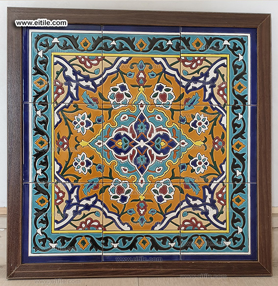 Handmade persian tile frame, www.eitile.com