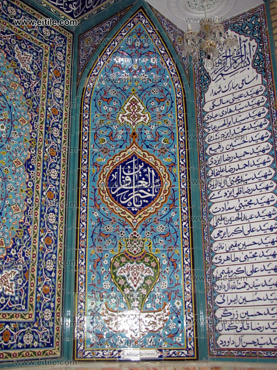 Khur o Biabanak Jonaid Shrine, Mosque Ceramic Tile, www.eitile.com 