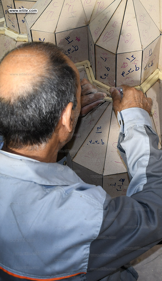 Muqarnas tile panel supplier, www.eitile.com
