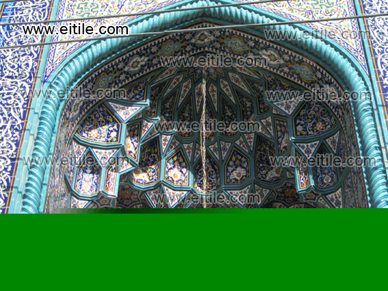 Mogharnas Entrance Door, Mosque, Erfan International Tile