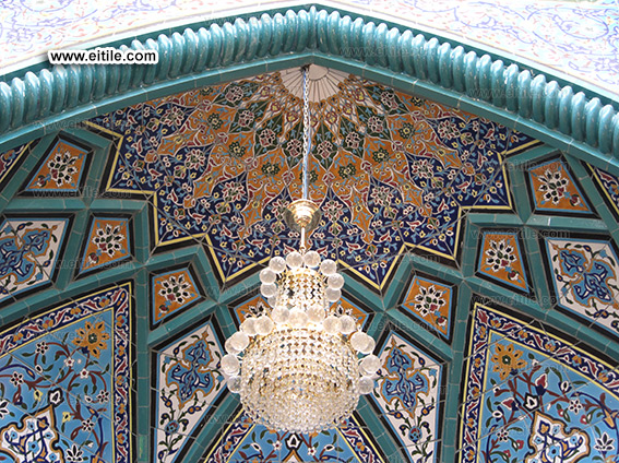 Persian mosque blue tile manufacturer, www.eitile.com