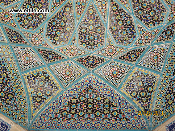 Rasmi Mosaic Tile Style, Mosque Tile Decoration, www.eitile.com