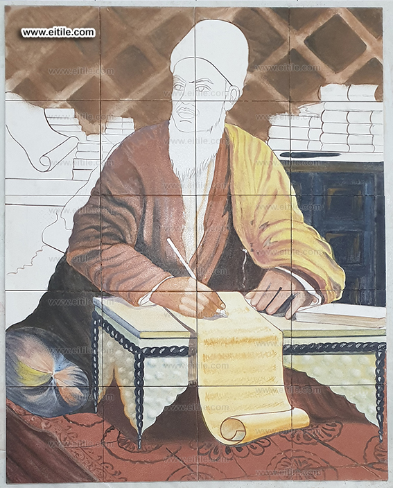 Painting on tiles, www.eitile.com Painting on tiles, www.eitile.com