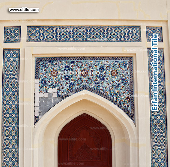 Reviving Persian Polychrome Tiles in Oman’s Landmark Mosque, www.eitile.com Reviving Persian Polychrome Tiles in Oman’s Landmark Mosque, www.eitile.com