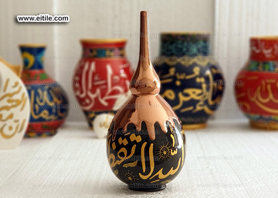 Clay and ceramic pot in Islamic design, www.eitile.com