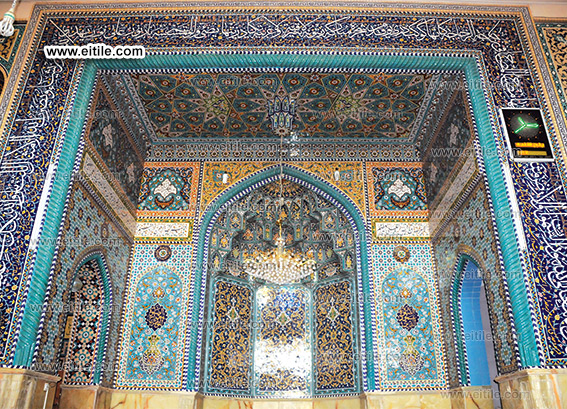 Persian Muqarnas tiles for mosque decoration, www.eitile.com
