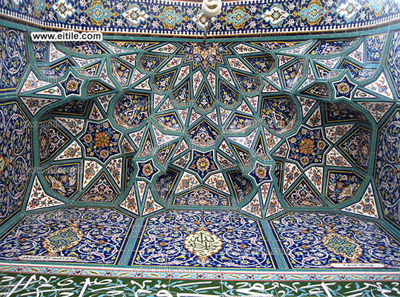 Persian mosque blue tile manufacturer, www.eitile.com
