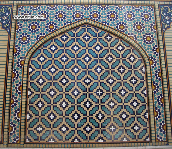 Persian handmade Moagheli tiles, www.eitile.com