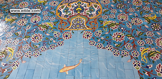 Swimming pool floor ceramic, www.eitile.com