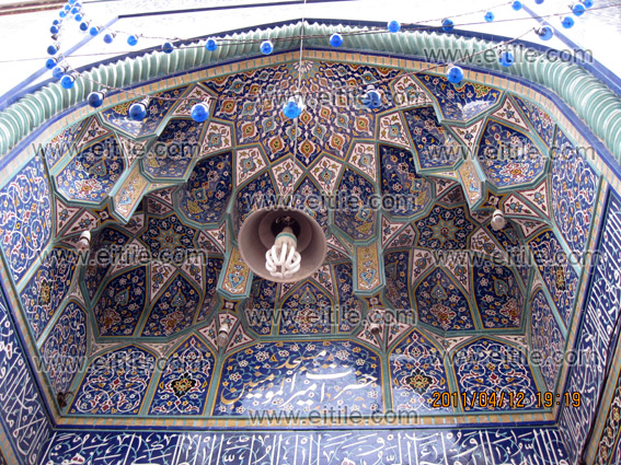 Mogharnas Entrance Door, Mosque, Erfan International Tile
