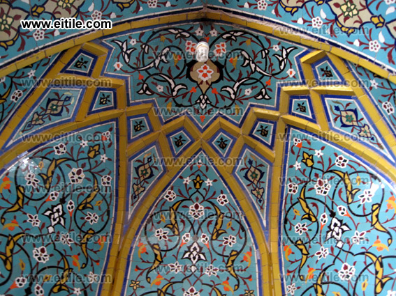 Rasmi tile, Moarragh ceramic tile, mosque tile, www.eitile.com