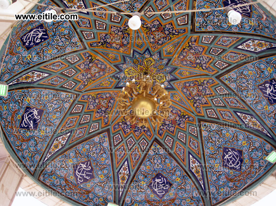 Rasmi tile, Moarragh ceramic tile, mosque tile, www.eitile.com