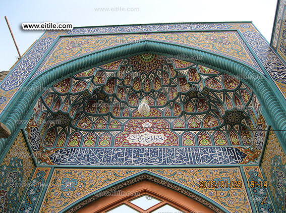 Muqarnas tile panels for Mosque decoration, www.eitile.com Muqarnas tile panels for Mosque decoration, www.eitile.com