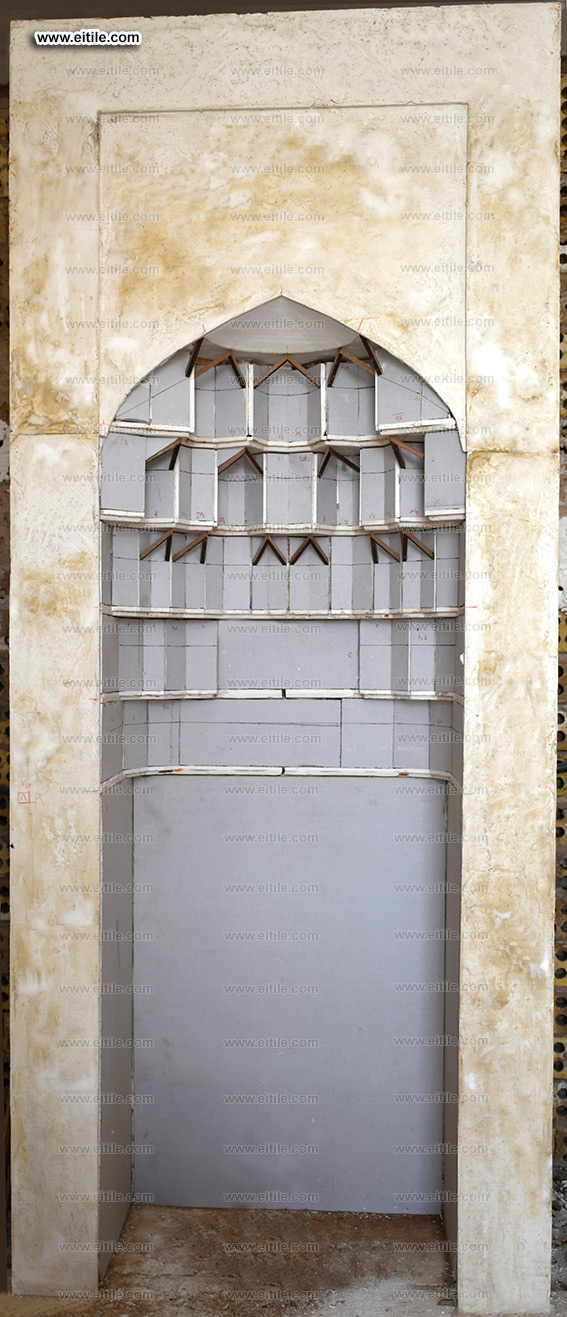 Muqarnas tile molding, www.eitile.com
