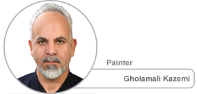 Gholamali Kazemi, Erfan International Tile Company painter
