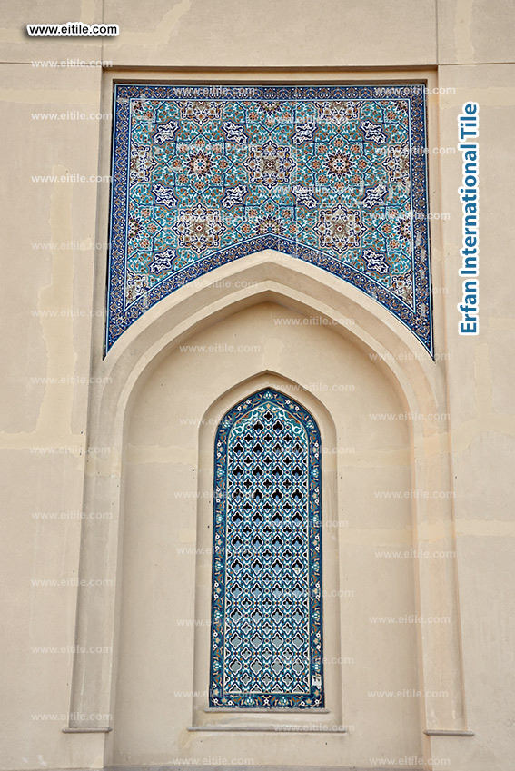 Oman, Sohar Sultan Qaboos mosque tile repair & restoration work, www.eitile.com Oman, Sohar Sultan Qaboos mosque tile repair & restoration work, www.eitile.com