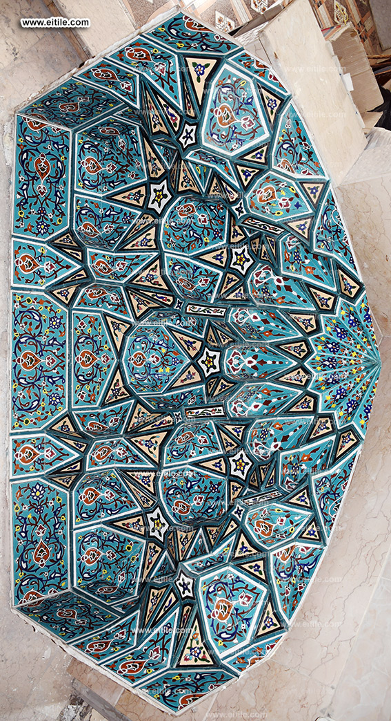Mosque Mihrab Muqarnas tile panel supplier, www.eitile.com