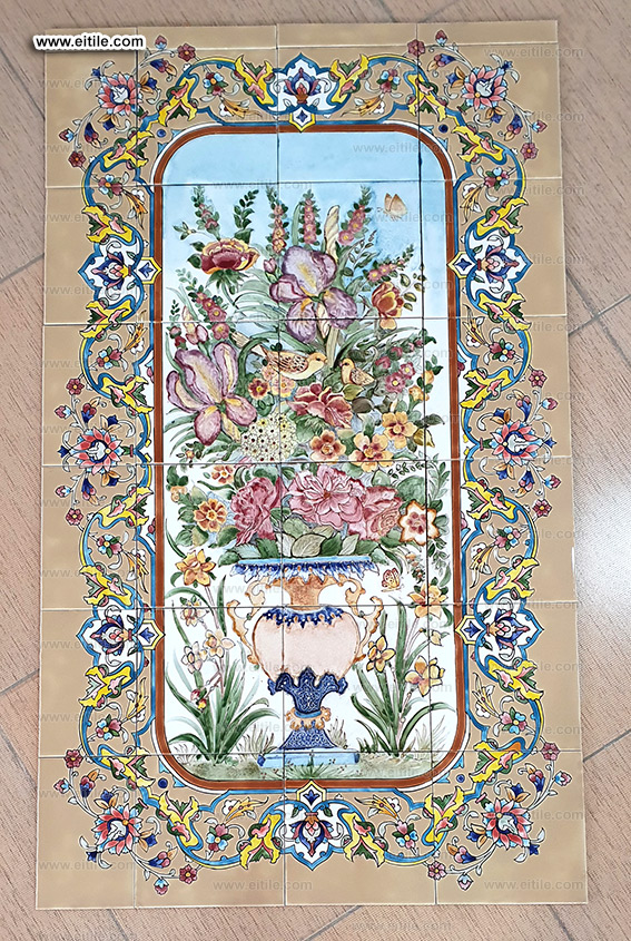 Handmade wall tile panel, www.eitile.com Handmade wall tile panel, www.eitile.com