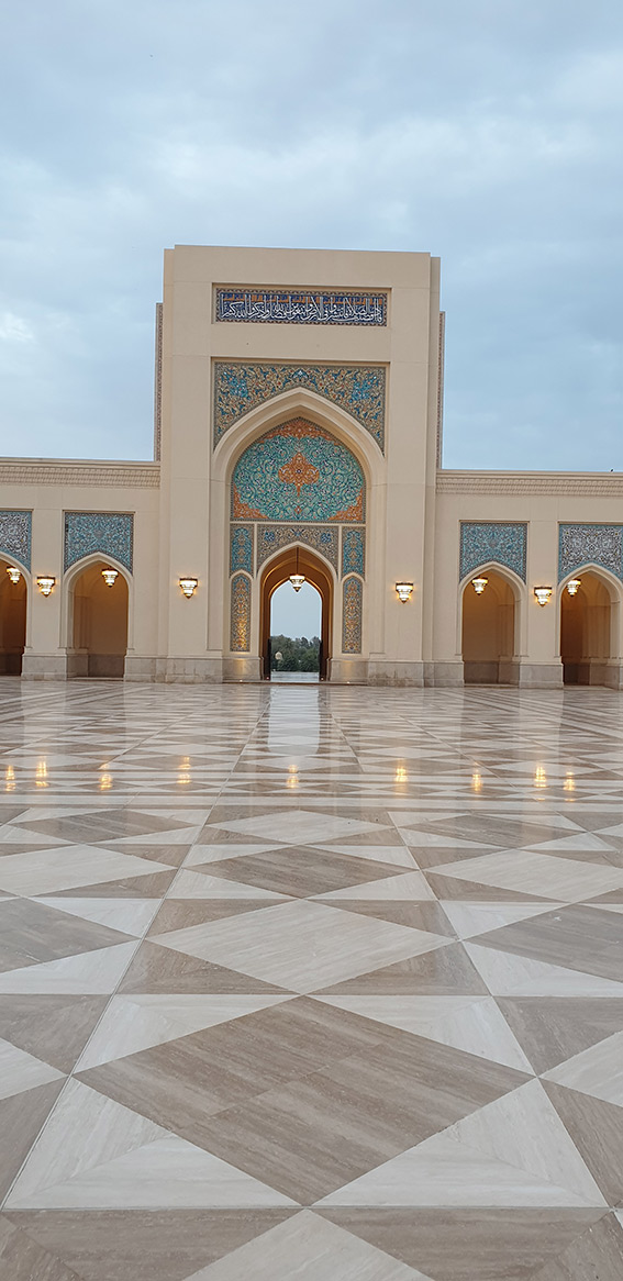 Sohar Sultan Qaboos mosque, Oman