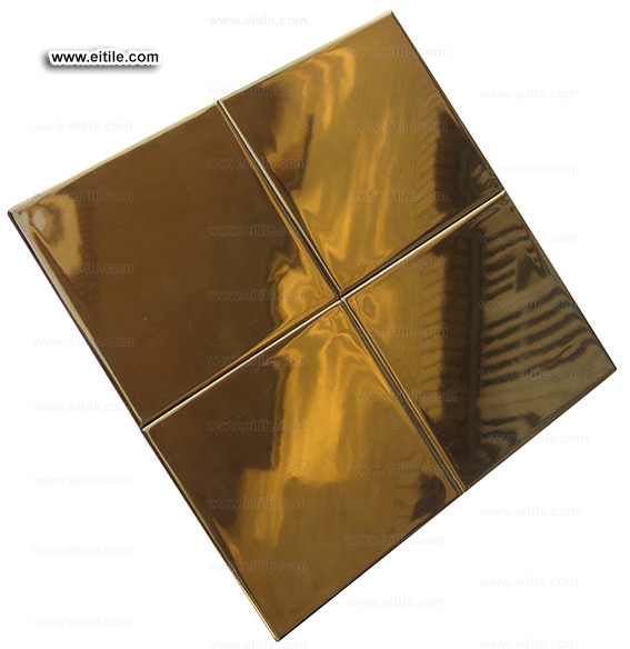 Handmade golden tiles, www.eitile.com