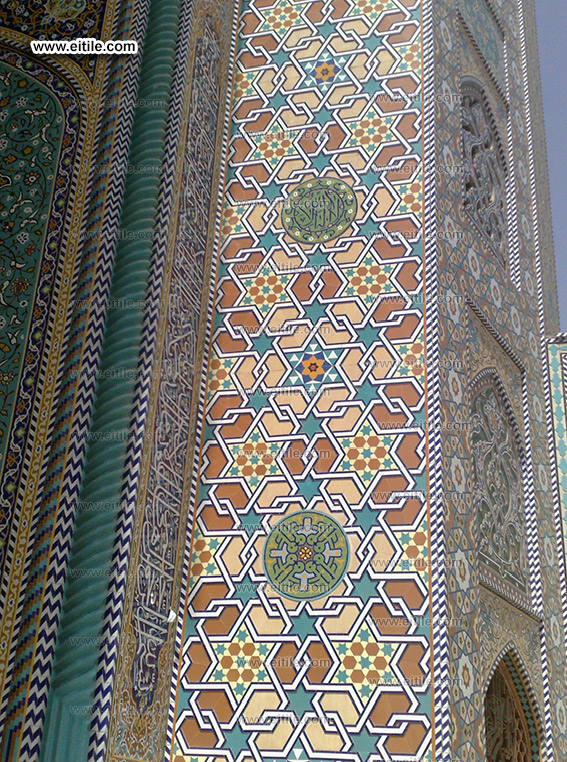 Mosque Exterior Tile Decoration, www.eitile.com