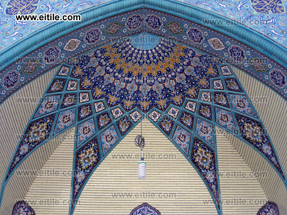 Iran Rasmi seven color ceramic tile, Iran Rasmi haftrang ceramic tile, for Mosque, eitile.com