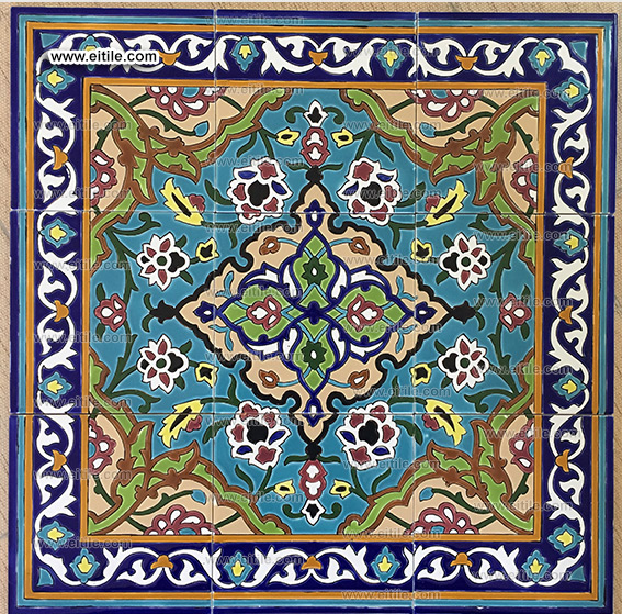 Hand painted tiles from Iran, www.eitile.com