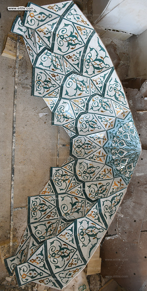 Islamic tile supplier for mosque of Mohammad Ali in Eydhafushi zone of Maldives, www.eitile.com