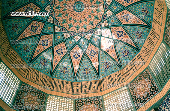 Rasmi Mosaic Tile for Mosque's Dome, www.eitile.com
