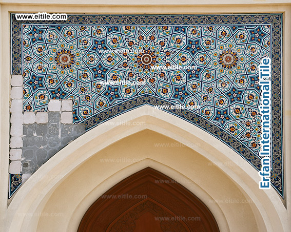 Polychrome Tile Conservation | Sultan Qaboos Mosque, Oman, www.eitile.com Polychrome Tile Conservation | Sultan Qaboos Mosque, Oman, www.eitile.com
