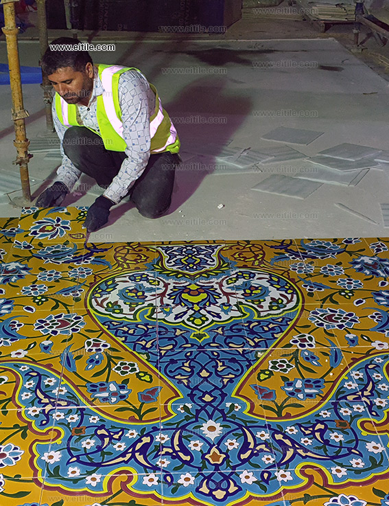 Qatar, Doha OASIS handmade carpet tile manufacturer, www.eitile.com