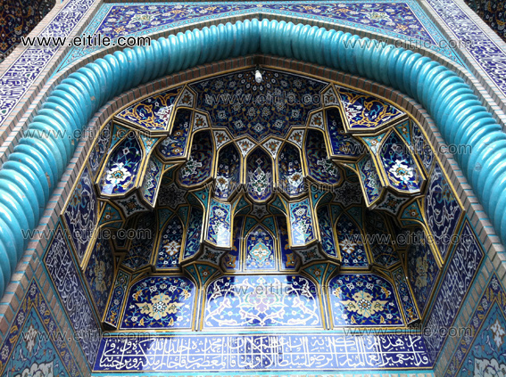 Islamic handmade Muqarnas tiles, www.eitile.com