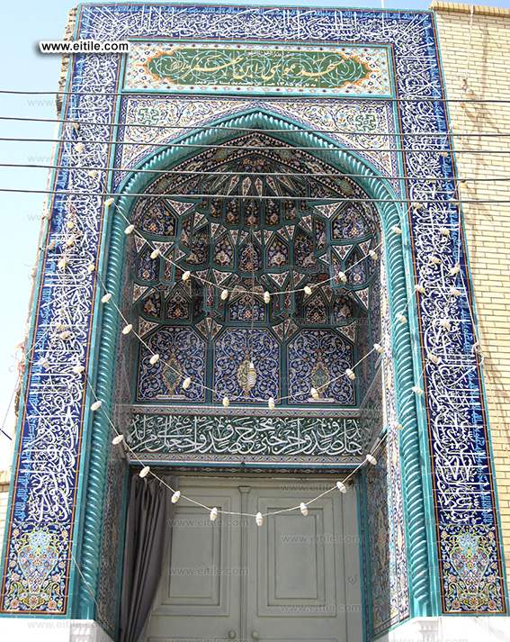 Persian mosque blue tile manufacturer, www.eitile.com