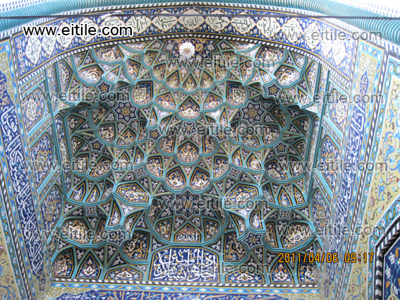 Mogharnas Entrance Door, Mosque, Erfan International Tile