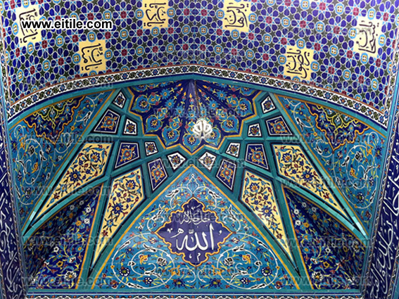 Mosque Islamic Ceramic Tile, Rasmi Ceramic Tiles, Tile Mosque Decoration, www.eitile.com