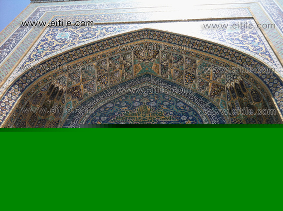 Mogharnas Entrance Door, Mosque, Erfan International Tile