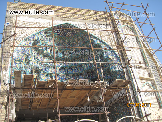 Mogharnas Entrance Door, Mosque, Erfan International Tile